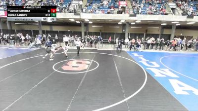 132 lbs Cons. Round 2 - Adam Ramirez, Belvidere North vs Lucas Landry, Unattached