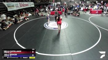 235 lbs Round 3 (16 Team) - Bella Castellanoz, KTWA-FR vs Viola Spencer, BAWA-FR