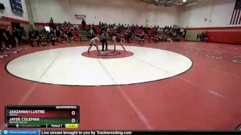 115 lbs Quarterfinal - Jayde Coleman, Naches Valley vs Jaazaniah Lustre, Zillah