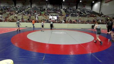 65 lbs Semifinal - Levi Kaufman, Roundtree Wrestling Academy vs Ford McArthur, Teknique Wrestling