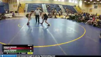 160 lbs Round 3 (8 Team) - Konlin Weaver, Camden 1 vs Mason Perkins, Deland Bulldog WC