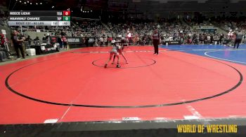 60 lbs Consi Of 8 #1 - Reece Lizak, Texas Select Wrestling vs Heavenly Chavez, Top Rank