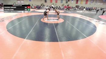 285 lbs Cons. Round 2 - Cooper Vincent, Carthage College vs Colton Turk, Albion