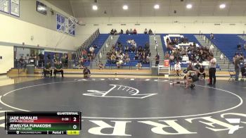 123 lbs Quarterfinal - Jewelysa Funakoshi, Cerritos College vs Jade Morales, Santa Ana College