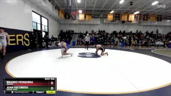 175 lbs Champ. Round 2 - Juan Escobedo, Bishop Amat vs Brando MosQueda, Servite