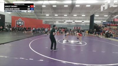 145 lbs Round 1 (12 Team) - Ashley Dehney, New England College vs Anna-Mari Servin, Liberty University