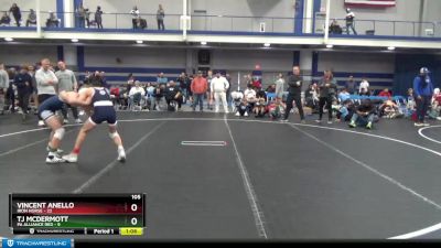 105 lbs Finals (2 Team) - Vincent Anello, Iron Horse vs TJ McDermott, PA Alliance Red