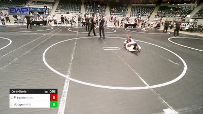 88 lbs Consolation - Jagger Freeman, Dark Cloud Wrestling Club vs Lane Dodgen, Wesley Wrestling Club