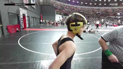 88 lbs Cons. Round 4 - Weston Braun, Viroqua vs Logan Goodreau, The Complete Wrestler