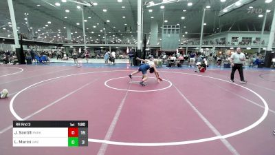 134 lbs Rr Rnd 3 - Jared Santilli, Parkland vs Leo Marini, United Wrestling Club