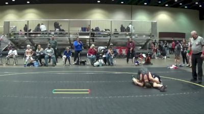 91 lbs Cons. Semi - Kassie Sapp, Michigan Grappler RTC vs Elijah Lamb ...