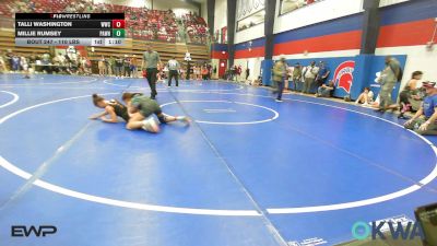 110 lbs Rr Rnd 3 - Talli Washington, Woodland Wrestling Club vs Millie Rumsey, Pawhuska Elks Takedown