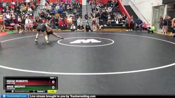 130 A Quarterfinal - Bree Brophy, Anamosa vs Reese Roberts, Linn-Mar