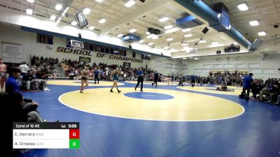 135 lbs Consi Of 16 #2 - Christian Herrera, Bakersfield vs Anthony Ornelas, Clovis