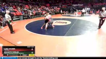 1 lbs Cons. Round 1 - Brendyn Shields, Chicago (Phoenix Military Academy) vs Luke Sauder, Tremont