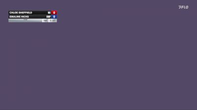 103 lbs Placement Matches (16 Team) - Chloe Sheffield, Wartburg vs Emaline Hicks, Simpson