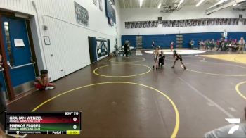 53-56 lbs Round 1 - Graham Wenzel, Powell Wrestling Club vs Markos Flores, Powell Wrestling Club