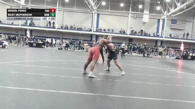285 lbs Consi Of 32 #2 - Denzel Perez, Penn vs Riley McPherson, Brown