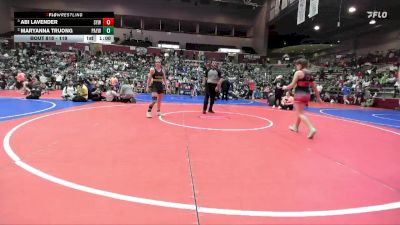 119 lbs Semifinal - Abi Lavender, Searcy Youth Wrestling vs Maryanna Truong, Pottsville Apache Youth Wrestling