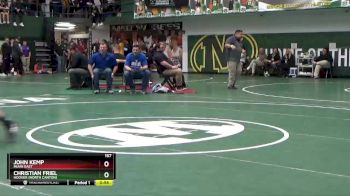 157 lbs Cons. Round 2 - John Kemp, Miami East vs Christian Friel, Hoover (North Canton)