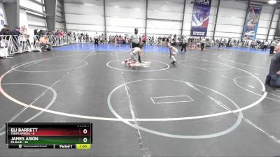 72 lbs Rd# 6- 9:00am Saturday Final Pool - Eli Barrett, Terps XPress vs James Askin, PA Blue