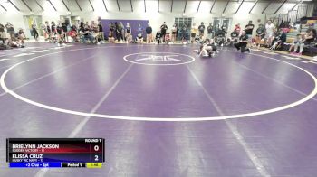 95 lbs Round 1 (10 Team) - Brielynn Jackson, Sudden Victory vs Elissa Cruz, Husky WC Navy