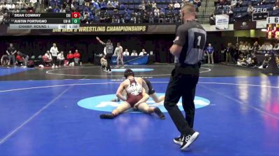 141 lbs Champ. Round 1 - Sean Conway, UChicago vs Justin Fortugno, Wis.-Whitewater