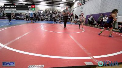 67 lbs Rr Rnd 3 - Bryar Burch, Sperry Wrestling Club vs Katelee Cole, Tulsa Blue T Panthers