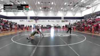 Boys 122 lbs Quarterfinal - Trenton Vannucci, Paradise Boys vs Kamdyn Emmons, Hope Boys