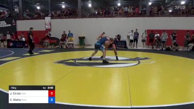 79 kg Round Of 128 - James Circle, New Jersey vs Colton Blaha, Michigan Wrestling Club