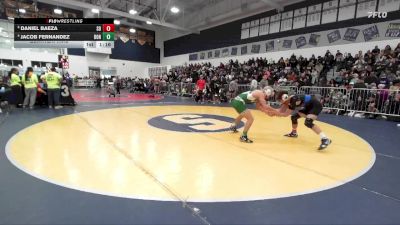 144 lbs Quarterfinal - Daniel Baeza, San Dimas vs Jacob Fernandez, Bonita