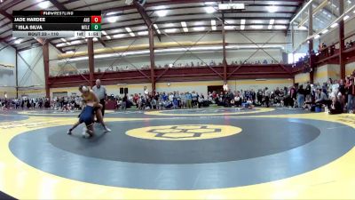 110 lbs Champ. Round 1 - Isla Silva, Mt. Lebanon vs Jade Hardee, Andrew High School