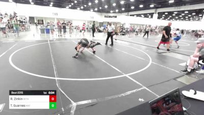 83 lbs 2nd Place - Rylan Zinkin, Dethrone WC vs Tristan Guarnes, Mat Demon WC