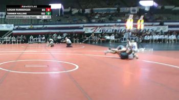 133 lbs Champ Round 1 (16 Team) - Logan Rumberger, Washington & Jefferson College vs Tanner Halling, Frostburg State