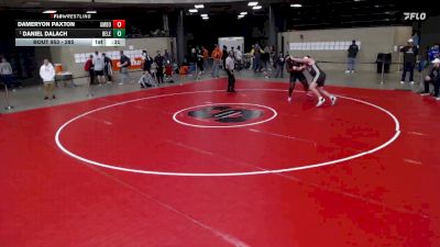 285 lbs Quarterfinal - Daniel Dalach, Unattached vs Dameryon Paxton, Proviso West