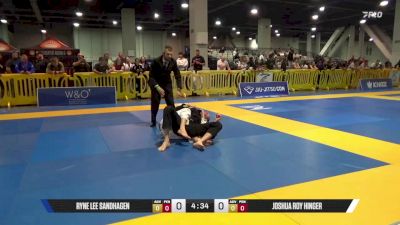 Joshua Roy Hinger vs Ryne Lee Sandhagen 2025 American National IBJJF Jiu-Jitsu Open Championship