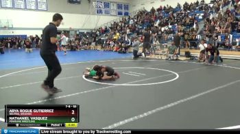 53 lbs Round 1 - Arya Rogue Gutierrez, Neutral Grounds vs Nathaniel Vasquez, Poweline Wrestling