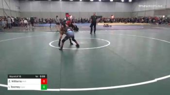 85 lbs Prelims - Zy'erre Williams, Rivertown Wrestling Wolves vs Isaac Toomey, Culver Mat Club