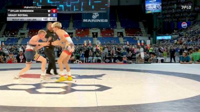 126 lbs Cons. Rd Of 64 - Dylan Sorensen, WY vs Grady Roybal, UT