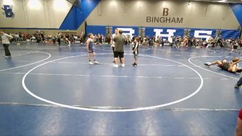 110 lbs Cons. Semi - Ayden Pyper, Cougars Wrestling Club vs Dax Norman, Top Of Utah