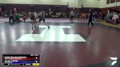 14U-2 lbs Round 1 - Jocelynn Richardson, Sebolt Womens Wrestling vs Rylee Carter, Unattached