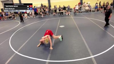 132 lbs Cons. Round 3 - Matthew Mead, MN vs Reid Nicklay, WI