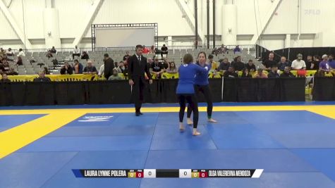 Olga Valerievna Mendoza vs Laura Lynne Polera 2024 World IBJJF Jiu-Jitsu No-Gi Championship