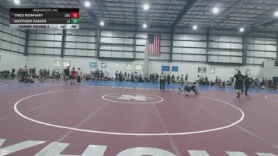 165 lbs Champ. Round 3 - Matthew Kaiser, Legacy Dragons vs Theo Reinhart, Cavalier Wrestling Club