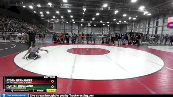 84 lbs Quarterfinal - Ayden Hernandez, Ascend Wrestling Academy vs Hunter Hoagland, Mat Sense Wrestling