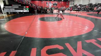 126 lbs Cons. Round 1 - Mason Porten, WAUCONDA vs Benjamin Kaminski, LOCKPORT (Twp)