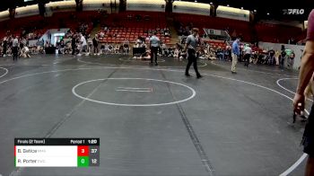 76 lbs Finals (2 Team) - Ronin Porter, Empyre WC Maroon vs Bentley Gatica, Meridian Maniacs