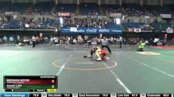 Quarterfinal - ISAIAH LAM, Caddo Magnet vs Brennan Boyer, Teurlings Catholic