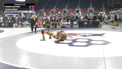 113 lbs Cons. Sub-rd Of 16 - Gabriel Martinez, California vs Thomas Emery, Illinois