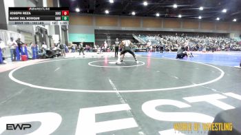 160 lbs Quarterfinal - Joseph Reza, South Bakersfield High School vs Mark Del Bosque, Darkhorse